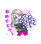 蘭子さんの華麗な1日（個別スタンプ：8）