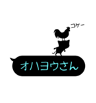 大変！インクこぼれちゃいました。関西弁（個別スタンプ：1）