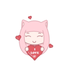 Pink Meow（個別スタンプ：22）