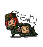 へっぽ娘アーミー（個別スタンプ：8）