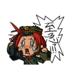 へっぽ娘アーミー（個別スタンプ：13）