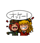 へっぽ娘アーミー（個別スタンプ：36）