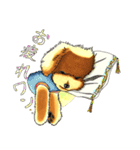 抱きしめたくなる！トイ・プードル翔ちゃん（個別スタンプ：21）
