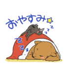 クマとカラス（個別スタンプ：4）