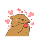クマとカラス（個別スタンプ：9）
