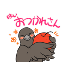 クマとカラス（個別スタンプ：12）