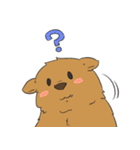 クマとカラス（個別スタンプ：13）