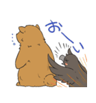 クマとカラス（個別スタンプ：14）