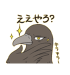 クマとカラス（個別スタンプ：17）