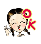 Laila, Mustache Girl（個別スタンプ：5）