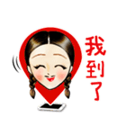 Laila, Mustache Girl（個別スタンプ：9）