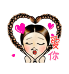 Laila, Mustache Girl（個別スタンプ：10）