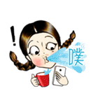 Laila, Mustache Girl（個別スタンプ：11）