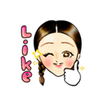 Laila, Mustache Girl（個別スタンプ：12）