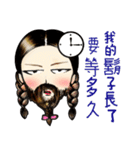 Laila, Mustache Girl（個別スタンプ：16）