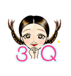 Laila, Mustache Girl（個別スタンプ：19）