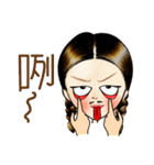 Laila, Mustache Girl（個別スタンプ：20）