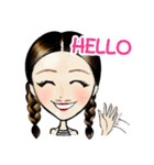 Laila, Mustache Girl（個別スタンプ：25）