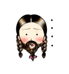 Laila, Mustache Girl（個別スタンプ：29）