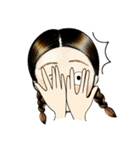 Laila, Mustache Girl（個別スタンプ：36）