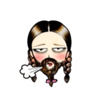 Laila, Mustache Girl（個別スタンプ：39）