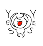 ブラブラキャット（個別スタンプ：18）