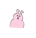 絶妙な表情のうさぎ（個別スタンプ：6）