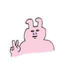 絶妙な表情のうさぎ（個別スタンプ：11）