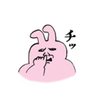 絶妙な表情のうさぎ（個別スタンプ：19）