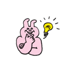 絶妙な表情のうさぎ（個別スタンプ：22）
