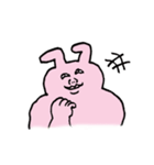 絶妙な表情のうさぎ（個別スタンプ：25）