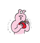 絶妙な表情のうさぎ（個別スタンプ：31）