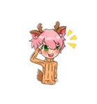 Tiger ＆ Deer [New]（個別スタンプ：2）