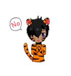 Tiger ＆ Deer [New]（個別スタンプ：4）
