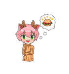 Tiger ＆ Deer [New]（個別スタンプ：12）