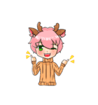 Tiger ＆ Deer [New]（個別スタンプ：13）