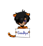 Tiger ＆ Deer [New]（個別スタンプ：14）