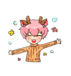 Tiger ＆ Deer [New]（個別スタンプ：18）