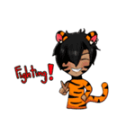 Tiger ＆ Deer [New]（個別スタンプ：20）
