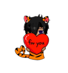 Tiger ＆ Deer [New]（個別スタンプ：26）
