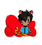 Tiger ＆ Deer [New]（個別スタンプ：27）