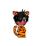 Tiger ＆ Deer [New]（個別スタンプ：32）