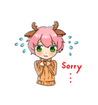 Tiger ＆ Deer [New]（個別スタンプ：33）