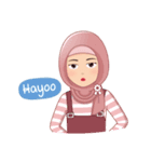 Cute Hijab（個別スタンプ：11）