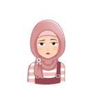 Cute Hijab（個別スタンプ：16）