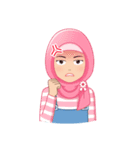 Cute Hijab（個別スタンプ：23）