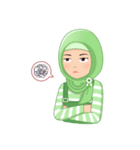 Cute Hijab（個別スタンプ：31）