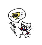 はるぴちの青赤ねこ（個別スタンプ：22）