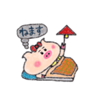 クレヨンdeブタ子（個別スタンプ：12）