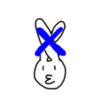 自由すぎるうさぎ（個別スタンプ：10）